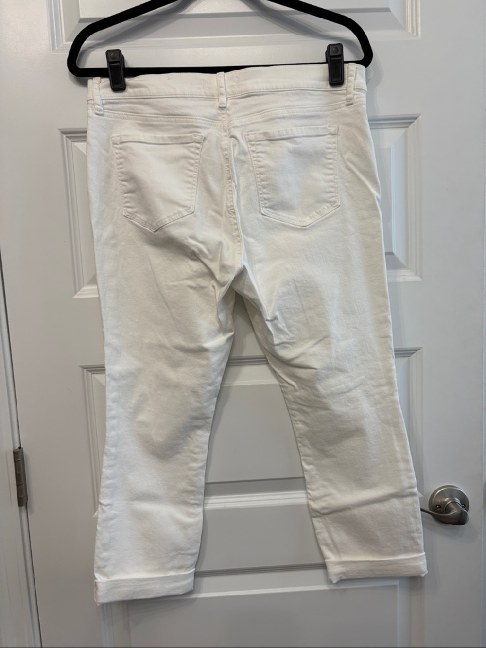 LOFT Petite Modern Skinny Crop Jeans White Denim - Picture 4 of 6